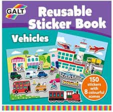 Reusable Sticker Book Vehicles resmi